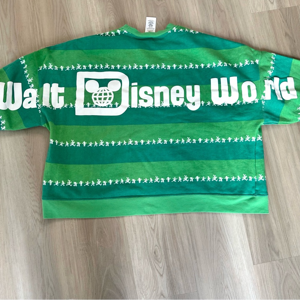 Disney Green Spirit Jersey Style Shirt XL